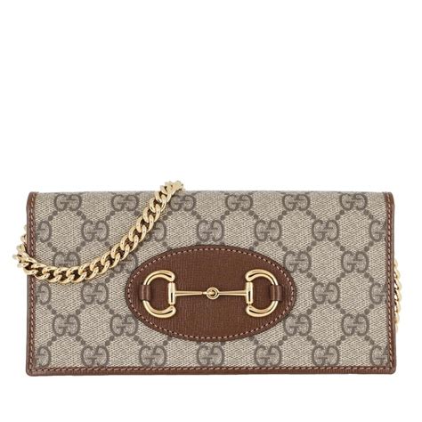 gucci horsebit wallet on chain.